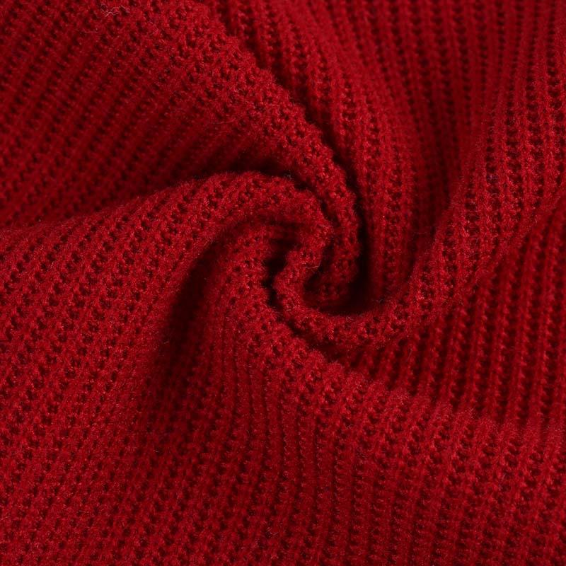 Coarse knitwear fabric