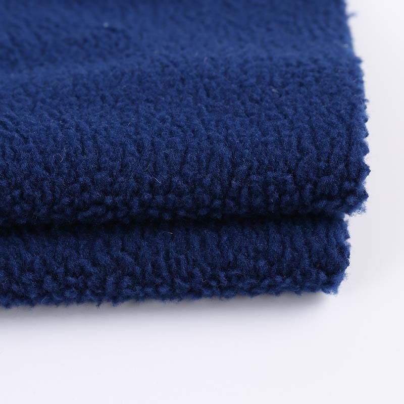 tissu de laine lourde de haute qualité agneaux tissu de laine stock de tissu polaire doux prix